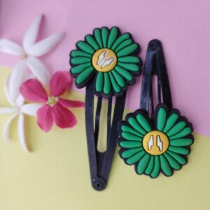 sunflower hairpins